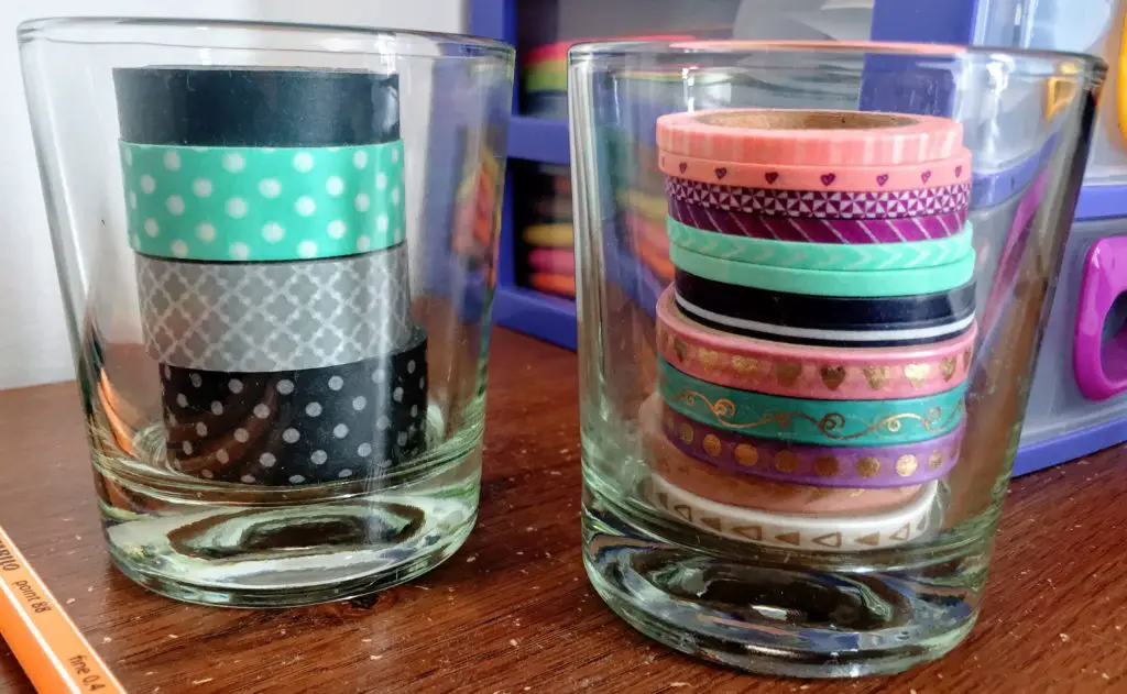 Minimalist Bullet Journaling Workspace Washi Tape