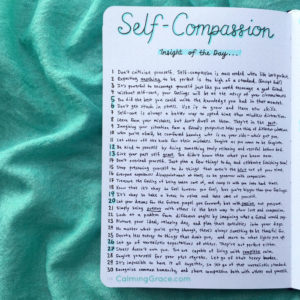 30 Self-Compassion Journal Prompts For Stress Relief